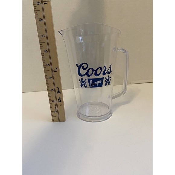 Vintage Coors Banquet 32 oz pitcher Blue logo - Picture 6 of 7